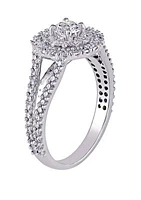 1 ct. t.w. Diamond Halo Engagement Ring