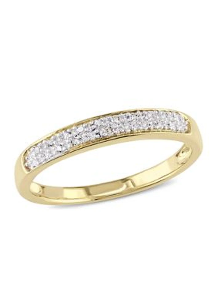 1/10 ct. t.w. Diamond Anniversary Band 10K Yellow Gold
