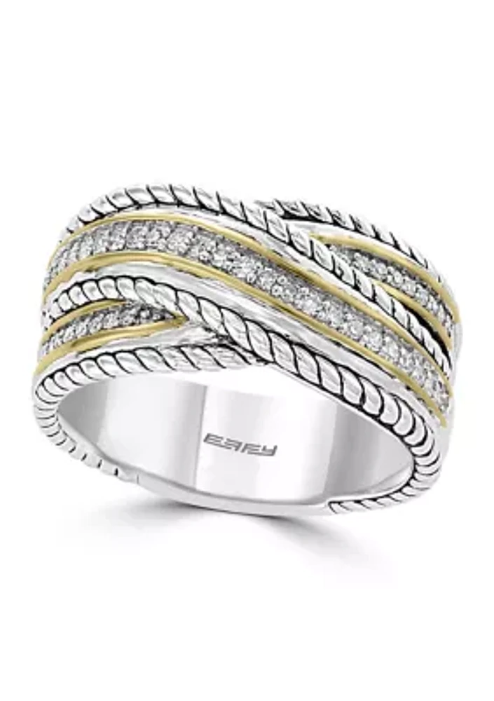 1/6 ct. t.w. Diamond Ring in Sterling Silver