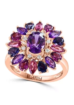 1/10 ct. t.w. Diamond, 3.2 ct. t.w. Mixed Semi-Precious Gemstones