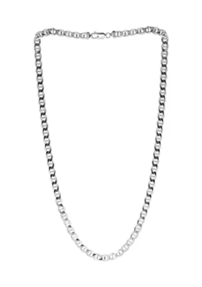 24'' Sterling Silver Chain Necklace