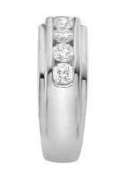 ct. t.w. Lab Created Diamond Band Ring in 14K White Gold