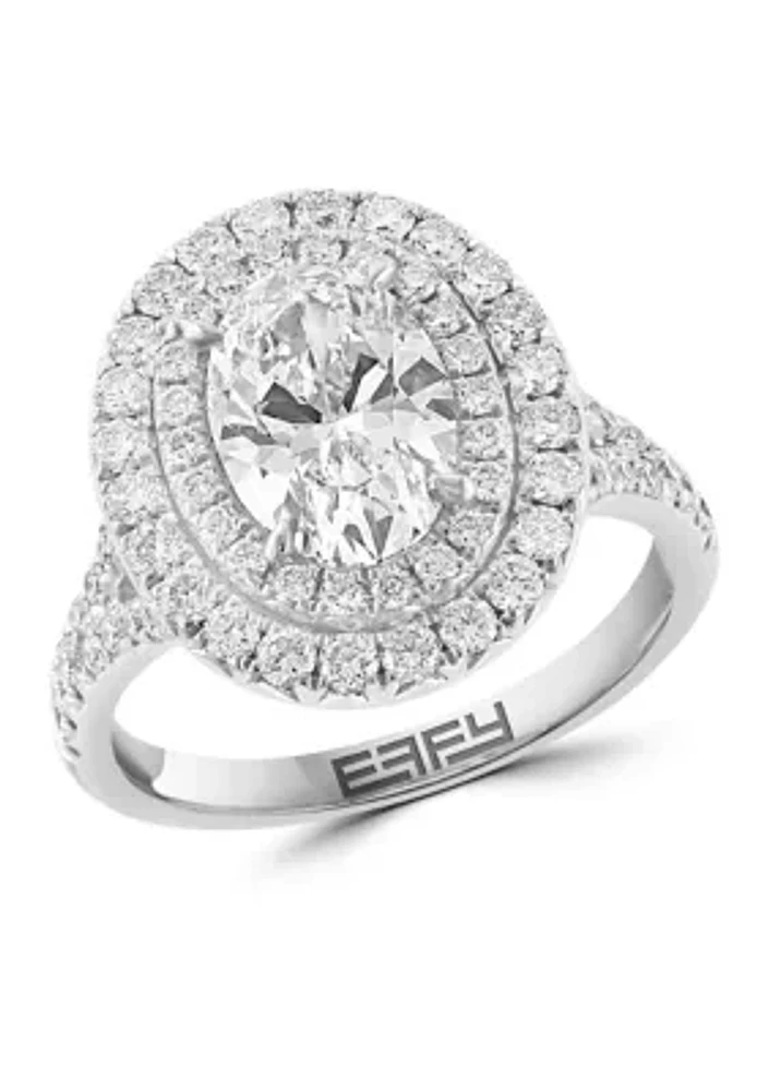2.94 ct. t.w. Lab Grown Diamond Ring in 14K White Gold