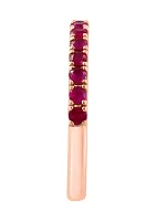 Natural Ruby Ring in 14K Rose Gold Plated Sterling Silver
