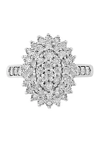 1/4 ct. t.w. Diamond Miracle Set Ring in Sterling Silver