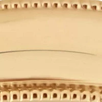 Polished Comfort Fit Milgrain Ring 10k Yellow Gold