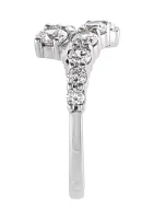 ct. t.w. Lab Grown Diamond Ring in 10K White Gold