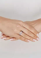 ct. t.w. Lab Grown Diamond Ring in 10K White Gold