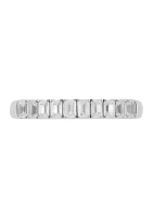 3/4 ct. t.w. Lab Grown Diamond Band Ring in 10K White Gold