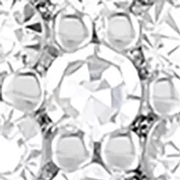 1 ct. t.w. Lab Grown Diamond Hoop Earrings in Sterling Silver