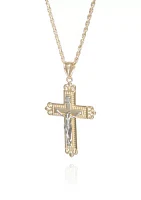Crucifix Pendant in 10k Yellow Gold