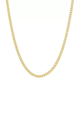 Cuban Chain Necklace in 10K Gold