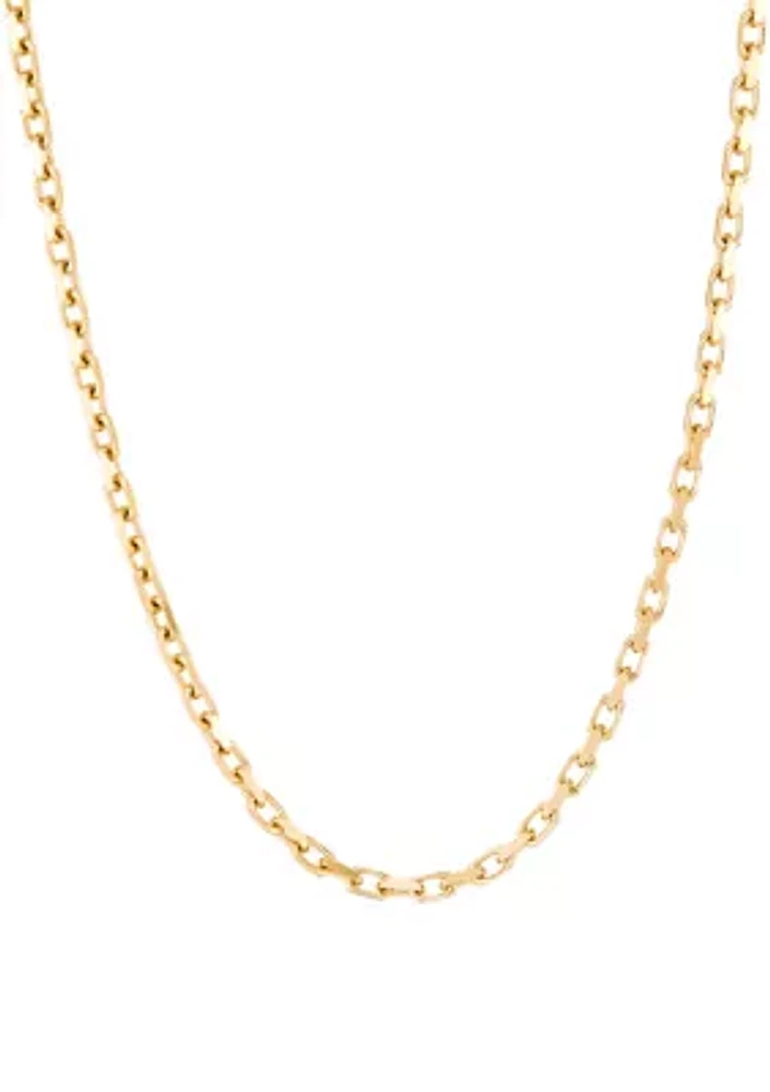 Forzantina Chain Necklace in Gold Over Sterling Silver