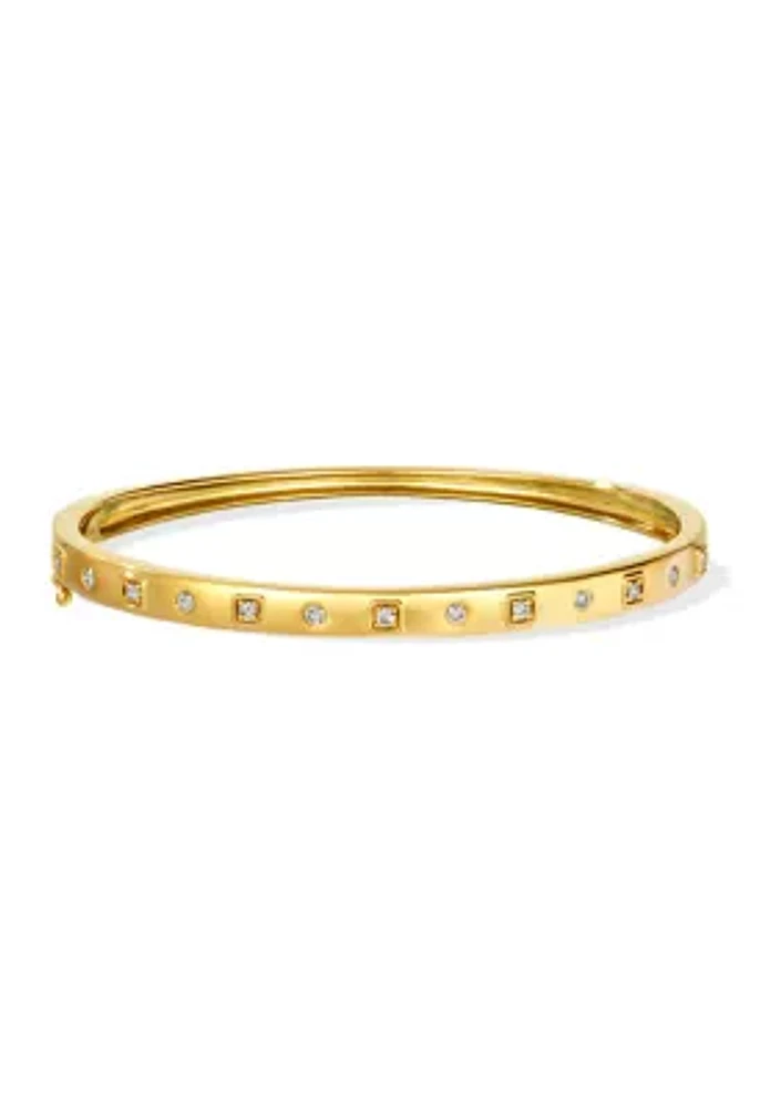 Bangle featuring 1/3 ct. t.w. Nude Diamonds™ set 14K Honey Gold™