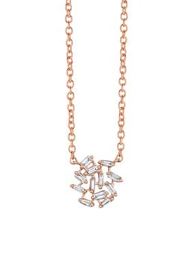 Adjustable Necklace featuring 1/4 ct. t.w. Nude Diamonds™ in 14K Strawberry Gold®