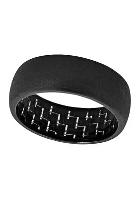 Satin Finish Band Black Cobalt
