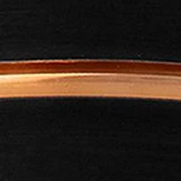 Grooved Satin Finish Band Two-Tone Tantalum