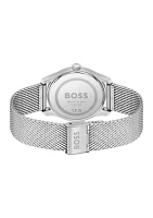Principle Silver Bracelet Blue Dial Watch