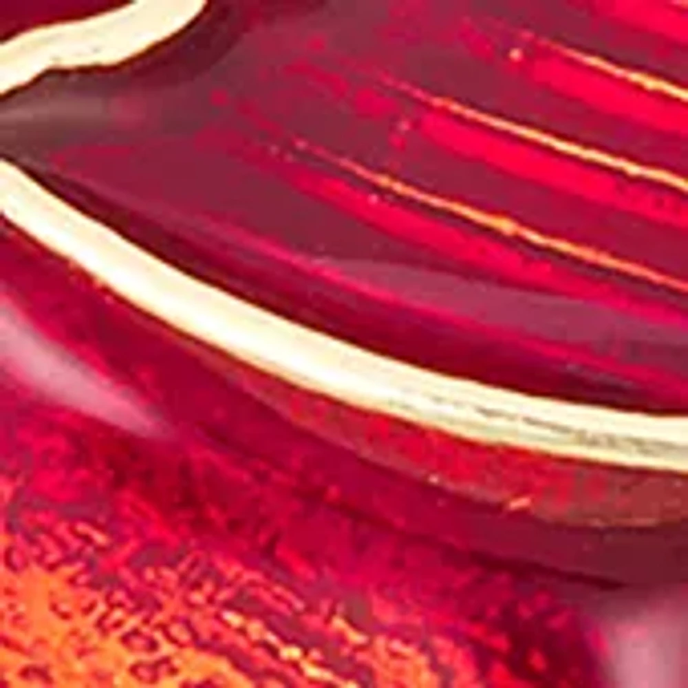 Gold Tone Red Cardinal Pin