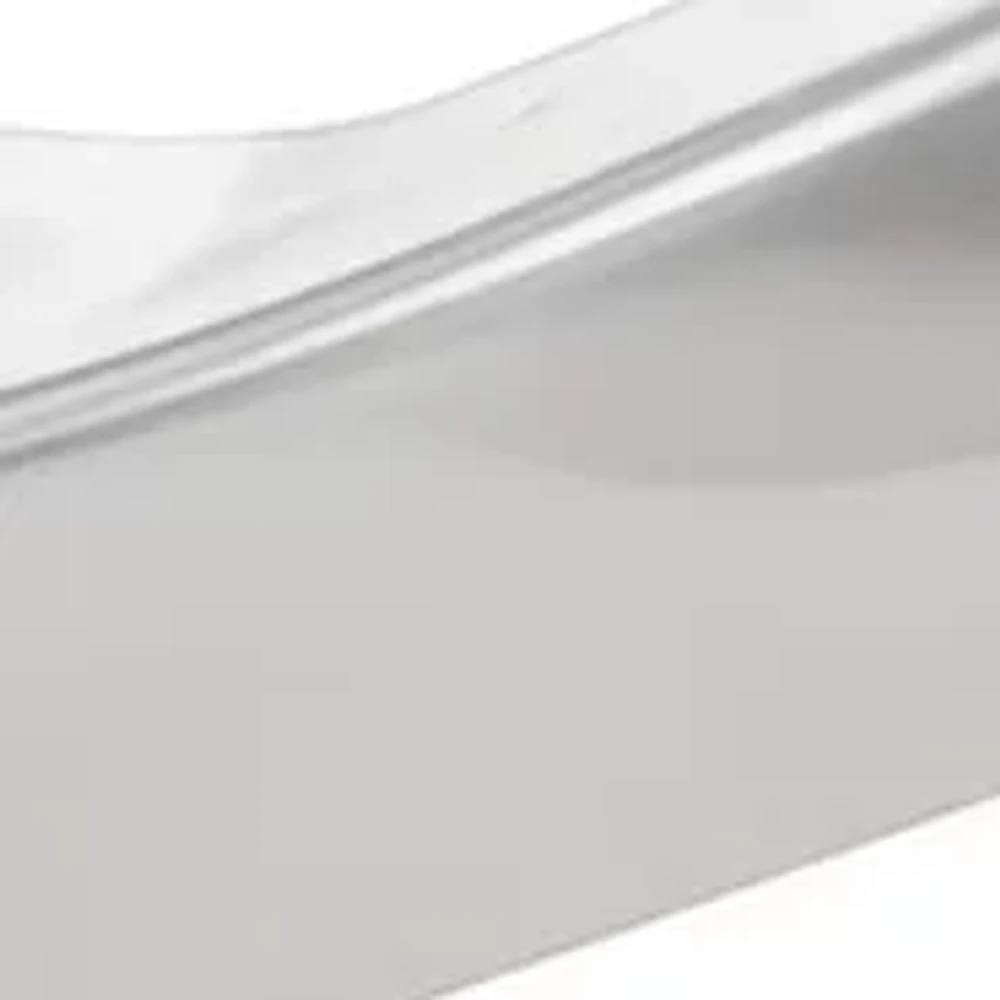 Silver Tone Ribbon Stretch Bracelet