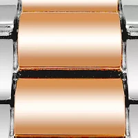 Women's 36 Millimeter Silver-Tone and Rose Gold-Tone Alloy Bracelet Watch