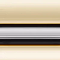 Quartz Classic Rectangular Roman Numeral Two-Tone Alloy Metal Watch