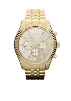 Men's Gold-Tone Stainless Steel Lexington Chronograph Watch