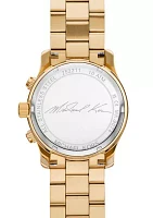 Runway Chronograph Gold Tone Stainless Steel Watch