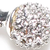 Silver Tone Fireball Cuff Bracelet