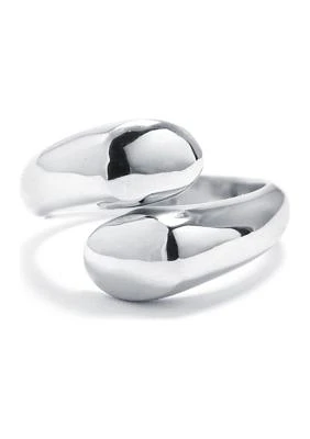Sterling Silver Bubble Top Open Adjustable Ring