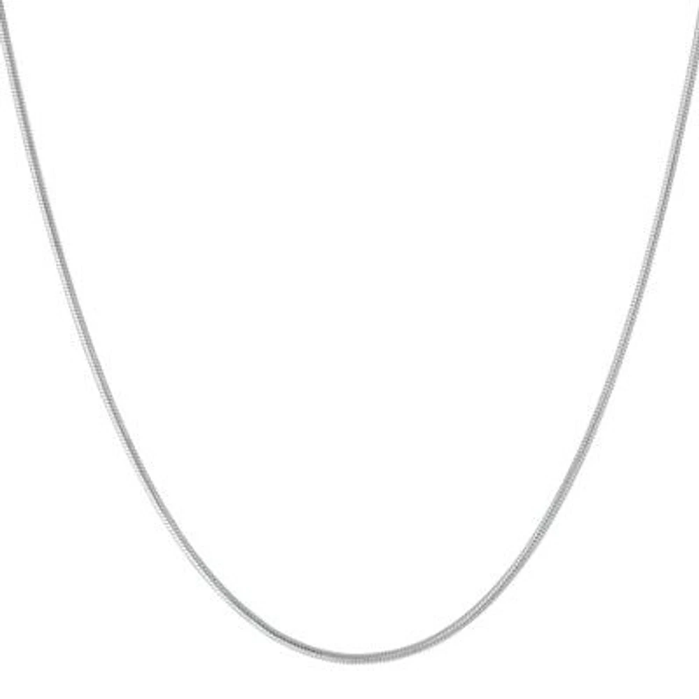 Sterling Silver Snake Chain Necklace, 16in., 18in., 20in., 24in, or 30".