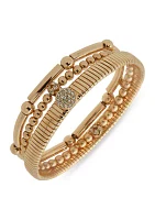 Crystal Pavé Stretch Bracelets Set
