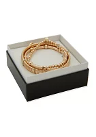 Crystal Pavé Stretch Bracelets Set