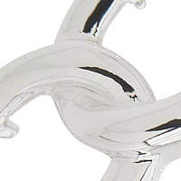 Silver Tone Link Stretch Bracelet
