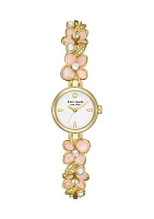 Pink Floral Monroe Bracelet Watch