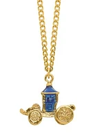 Bejeweled Royal Blue Carriage Trinket Box