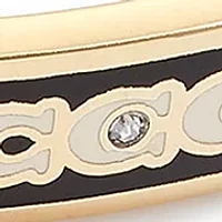 Signature Hinged Bangle Bracelet