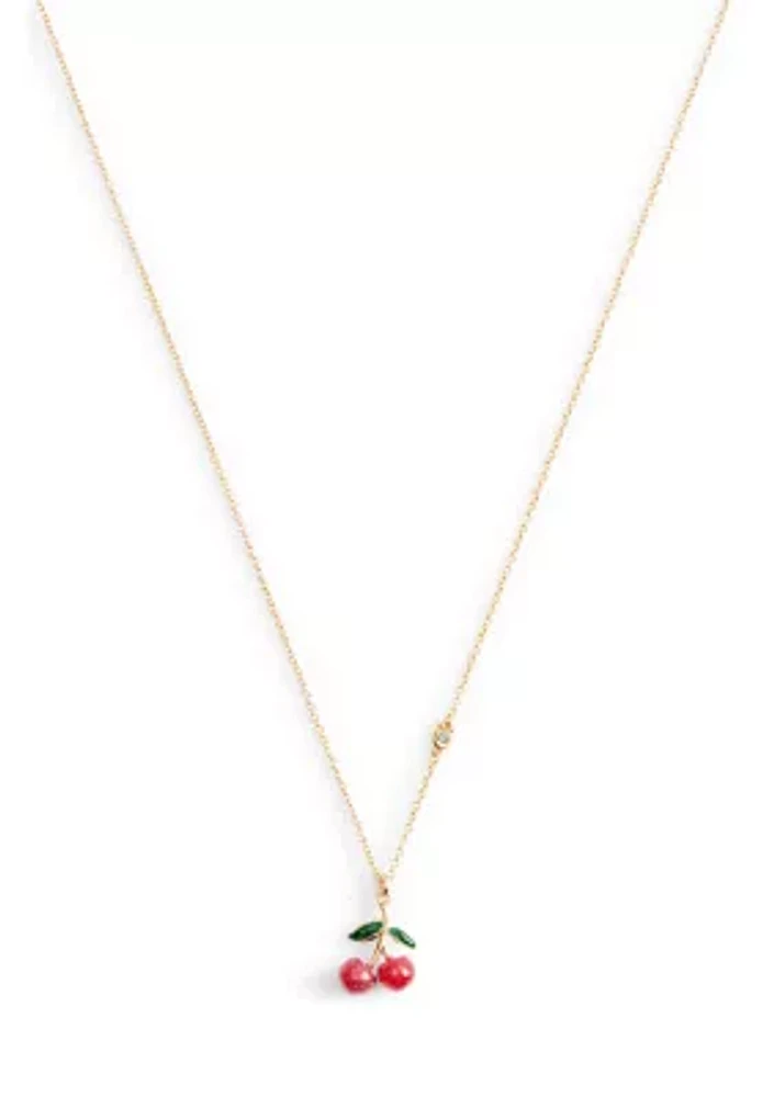 Signature Cherry Pendant Necklace