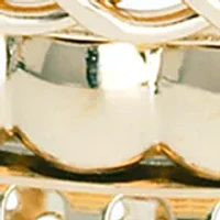 Gold Tone Bangle Bracelets - Set of 7