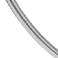 Silver Tone Extra Large Thin Hoop Earrings