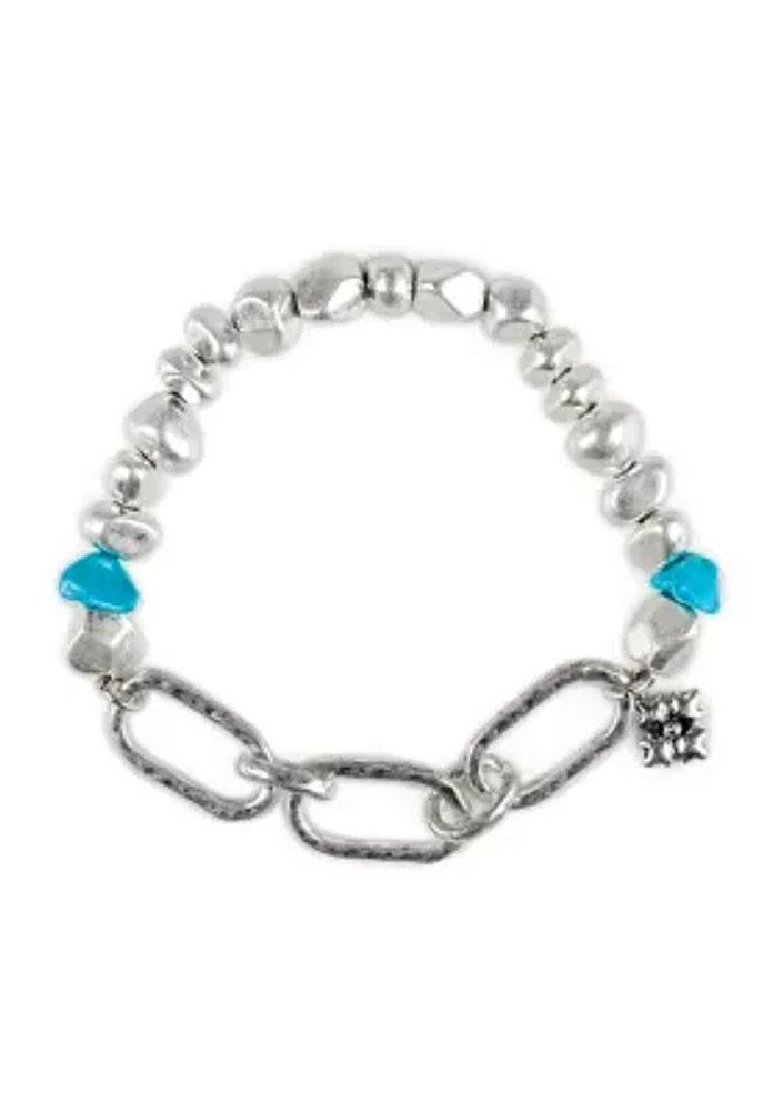 Chain Links Stretch Bracelet