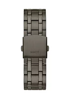 Gunmetal Case Stainless Steel Watch