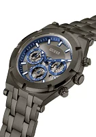 Gunmetal Case Stainless Steel Watch