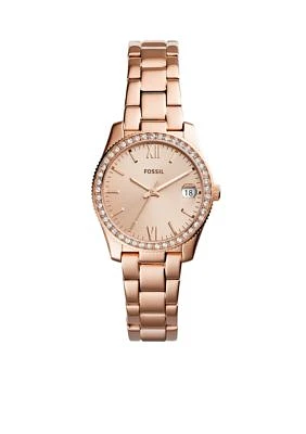 Gold-Tone Stainless Steel Scarlette Three-Hand Date Watch
