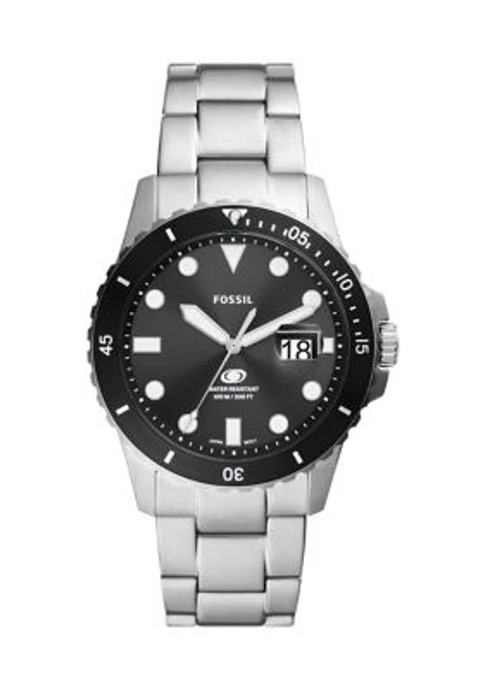 Silver Black Bracelet Watch