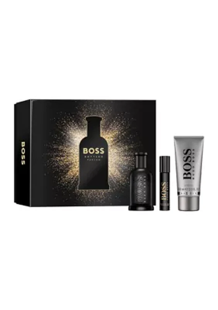 Men's 3-Piece BOSS Bottled Parfum Festive Gift Set - $183 Value!
