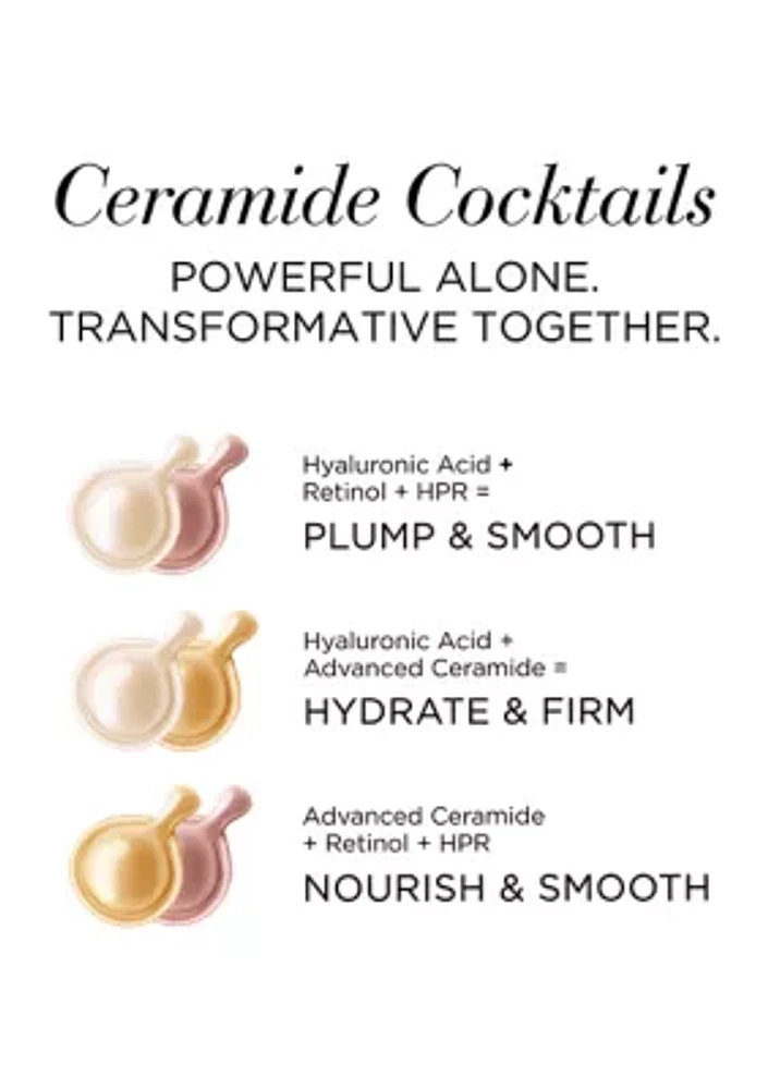Hyaluronic Acid Ceramide Capsules Hydra-Plumping Serum, 90 Count