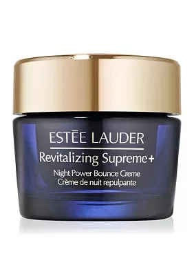 Revitalizing Supreme+ Night Power Bounce Cream Moisturizer with Peptides