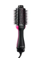 One-Step Hair Dryer & Volumizer Hot Air Brush, Black/Pink