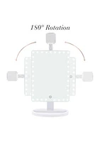 LED Mirror + Phone Holder
